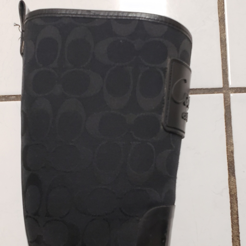 Coach logo rubber boots - Picture 4 of 7
